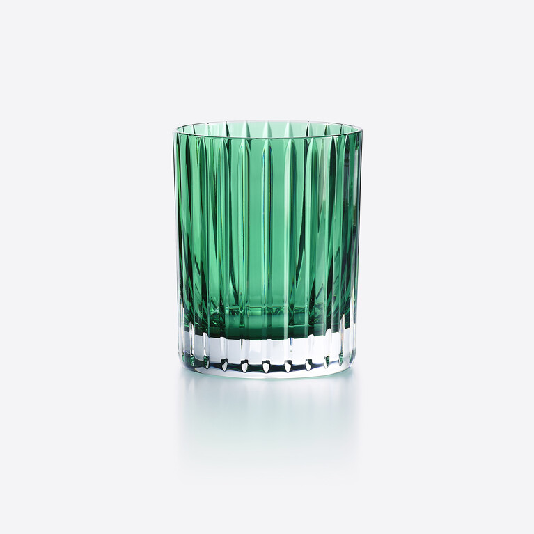 Harmonie Tumbler Colors of Joy Baccarat, Water glass in Crystal Green View 1