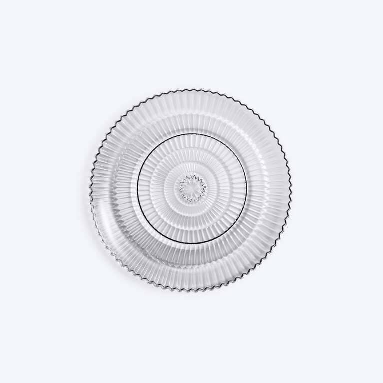 Mille Nuits Plate XS Baccarat in Crystal Clear