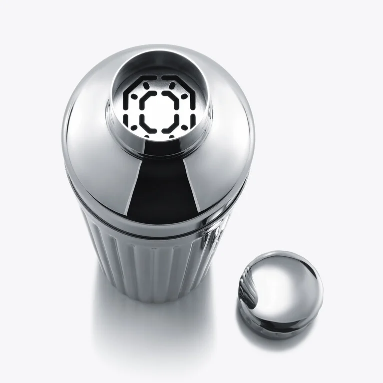 Harmonie Shaker Baccarat in Steel Silver View 2