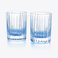 Select Gobelets Harmonie Colors of Joy Pastel Baccarat en Cristal Bleu