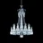 Z&eacute;nith Chandelier Long (24L) Baccarat in Clear Crystal