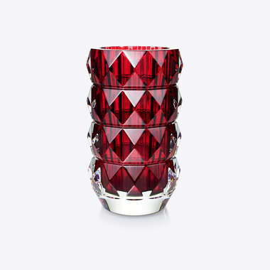 Louxor Round Vase M Red View 1