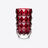 Vase Louxor Rond M Rouge