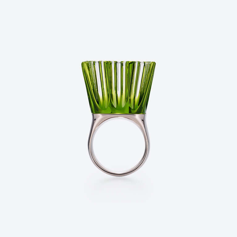 Bague Empereur l'Eclat de Talleyrand Argent Olivine