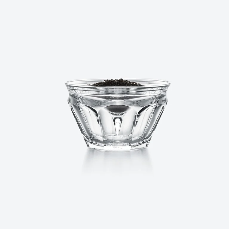 Talleyrand &bdquo;Comme De L'or Noir&ldquo; Kaviarschale Baccarat in Klarem Kristall Siehe 2