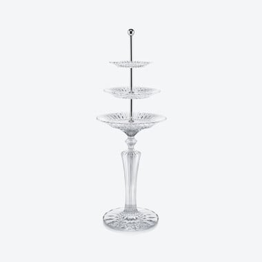 Mille Nuits Tall Pastry Stand  Baccarat