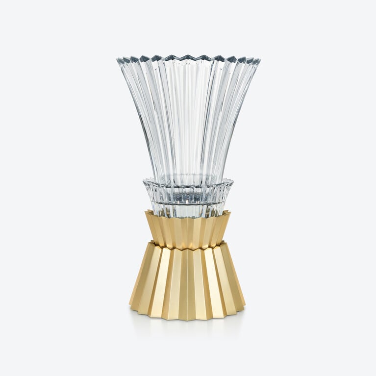 Mille Nuits Vase Play Baccarat in Clear Crystal