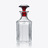 Harcourt 1841 Whisky Decanter Clear & red Baccarat