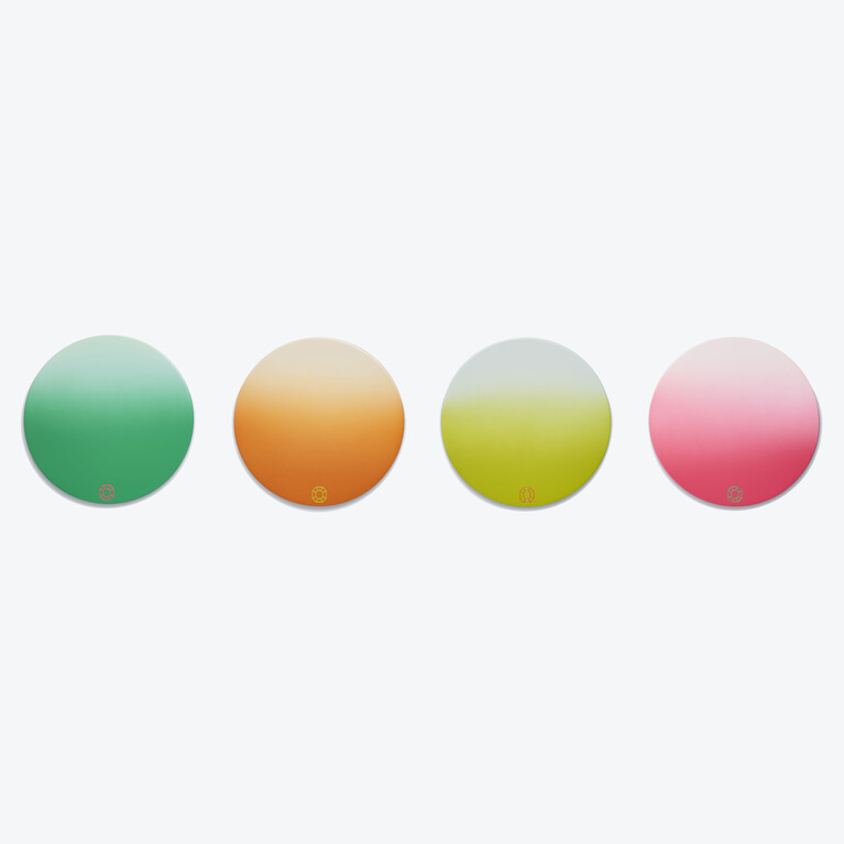Octogone Colors Of Joy 杯墊 深色 X4 Baccarat, 彩色油漆製成