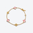 Mini M&eacute;dicis Bracelet Baccarat in 18-Karat Gold-Plated Pink