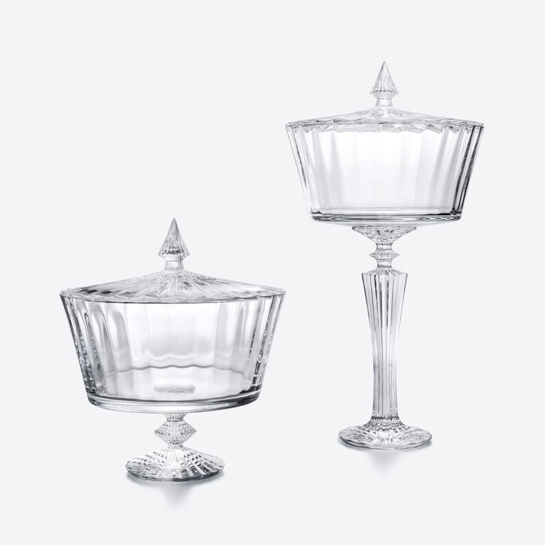 Bonbonni&egrave;re Haute Mille Nuits Baccarat en Cristal Clair Voir 2