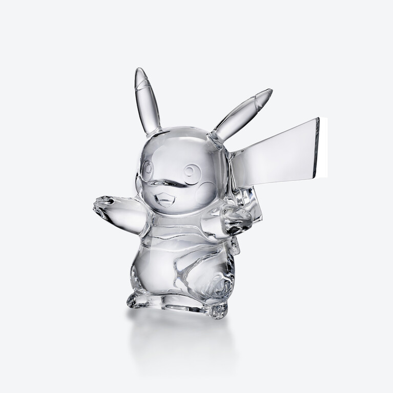 Pok&eacute;mon Pikachu Figurine Baccarat in Crystal Clear View 2
