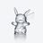 Pok&eacute;mon Pikachu Figurine Baccarat in Crystal Clear