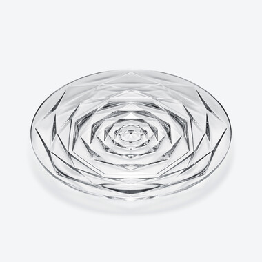 Assiette Swing Baccarat en Cristal Clair