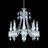 Z&eacute;nith Chandelier Short (8L) Baccarat in Crystal Clear