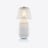 Baby Candy Light Tragbare Lampe Baccarat in Wei&szlig;em Keramik