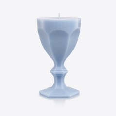 Select Bougie Verre Harcourt Baccarat en Cire Bleu