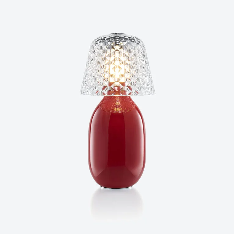 Baby Candy Light Nomadic Lamp Baccarat in Ceramic Red View 1