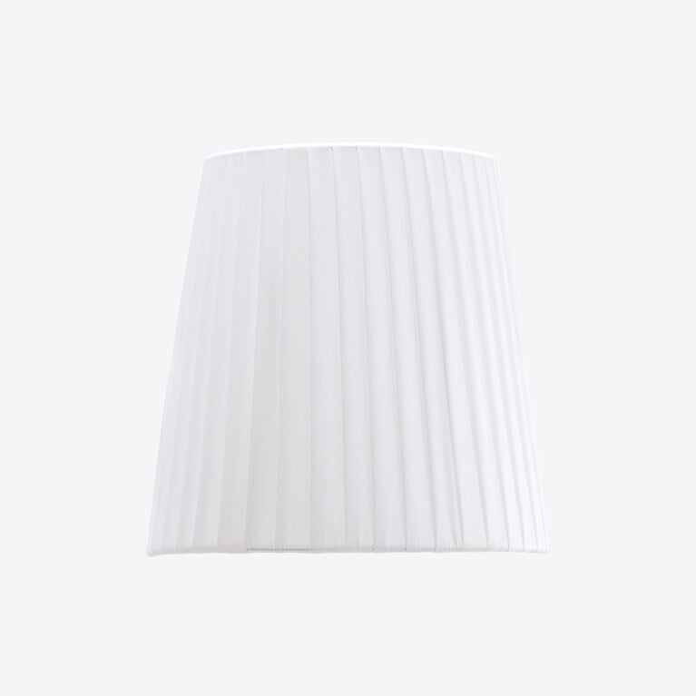 Z&eacute;nith Nomade Lampshades S Baccarat in Taffeta White View 1