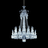 Z&eacute;nith Chandelier Short (24L) Baccarat in Crystal Clear