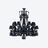 Zénith Chandelier Black (12L) 