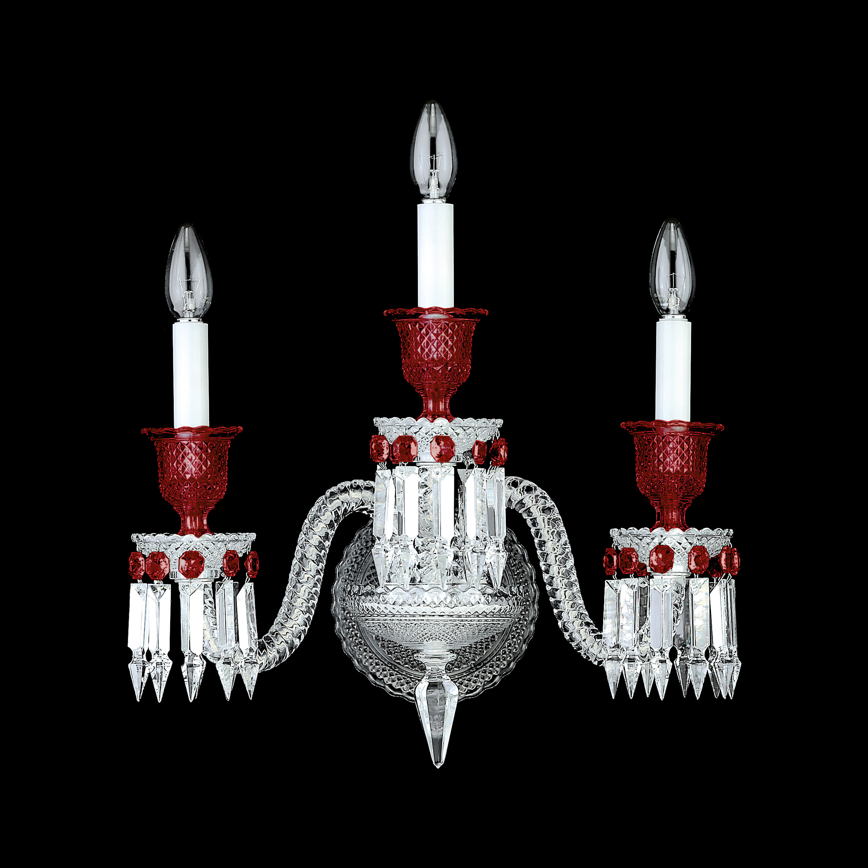 衝撃の激安コスパ・掘り出し物も Red and Clear Unit Wall Zénith (7L) Japan Baccarat | グラス/カップ