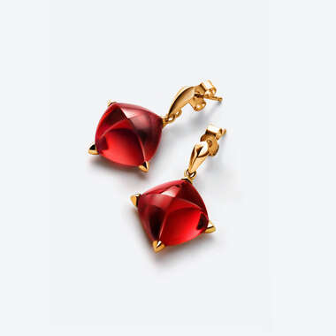 Médicis Gold Plated Earrings View 1
