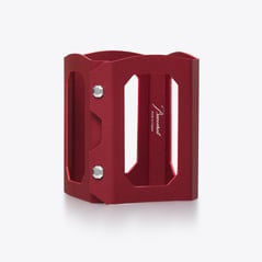 Select Octogone Decanter Case Baccarat in Leather Red