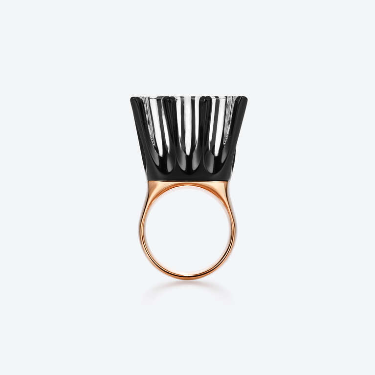 L'Eclat de Talleyrand Emperor Rose Gold Plated Ring 