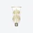 Tulip Hurricane Shades Flat Top Acanthus Baccarat in Crystal Gold