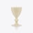 Harcourt Glass Candle Baccarat in White Wax