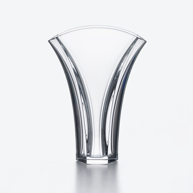 Ginkgo Vase S Baccarat in Crystal Clear
