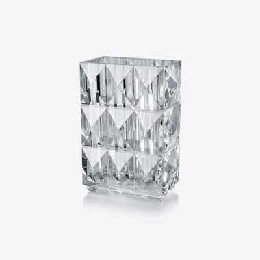 Louxor Rectangular Vase Baccarat in Clear Crystal