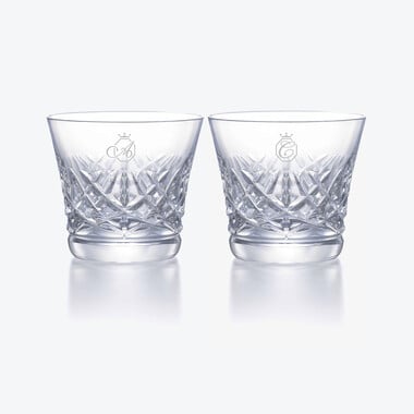 アリア タンブラー 2025 2客セット（イニシャル入り）  Baccarat