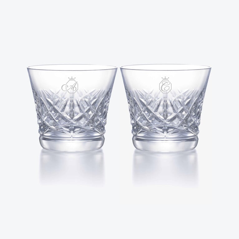 アリア タンブラー 2025 2客セット（イニシャル入り） Baccarat、の製