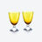 Véga Small Glasses Amber