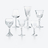Juego Wine Therapy Baccarat, Copa de vino en Cristal Clear