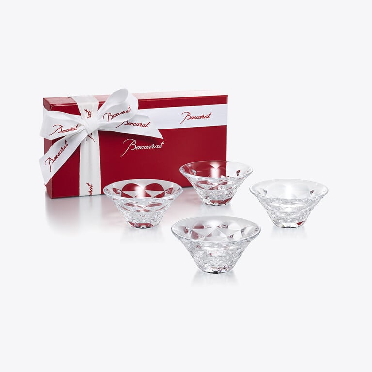 Swing Small Bowls X4 Baccarat in Crystal Clear