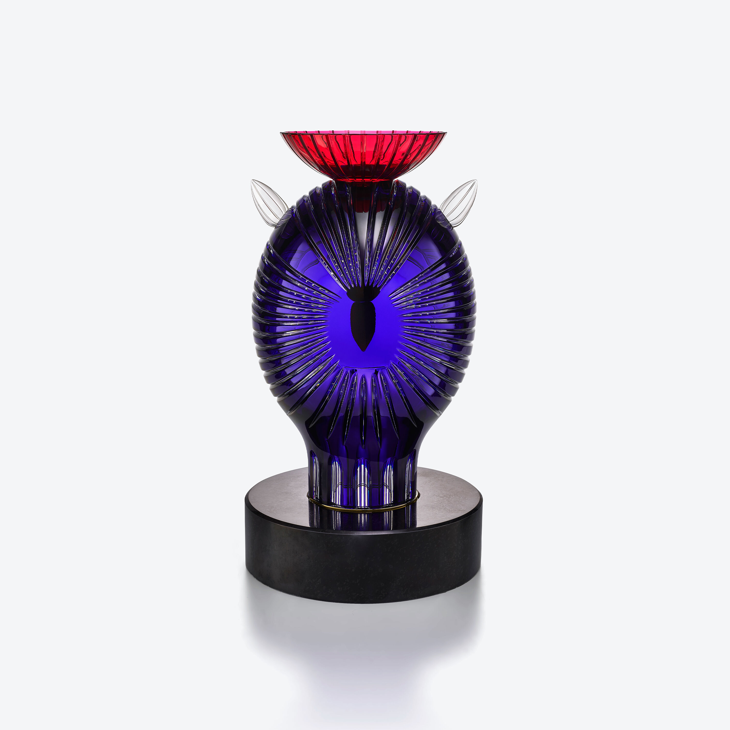 バカラ　ファウナクリストポリスバード　ブルー baccarat バカラ ファウナクリストポリス バード ブルー 青い鳥-超特価