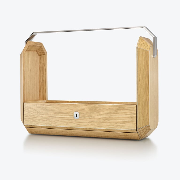 Octogone Tantalus Natur Eiche Baccarat in A16em Holz