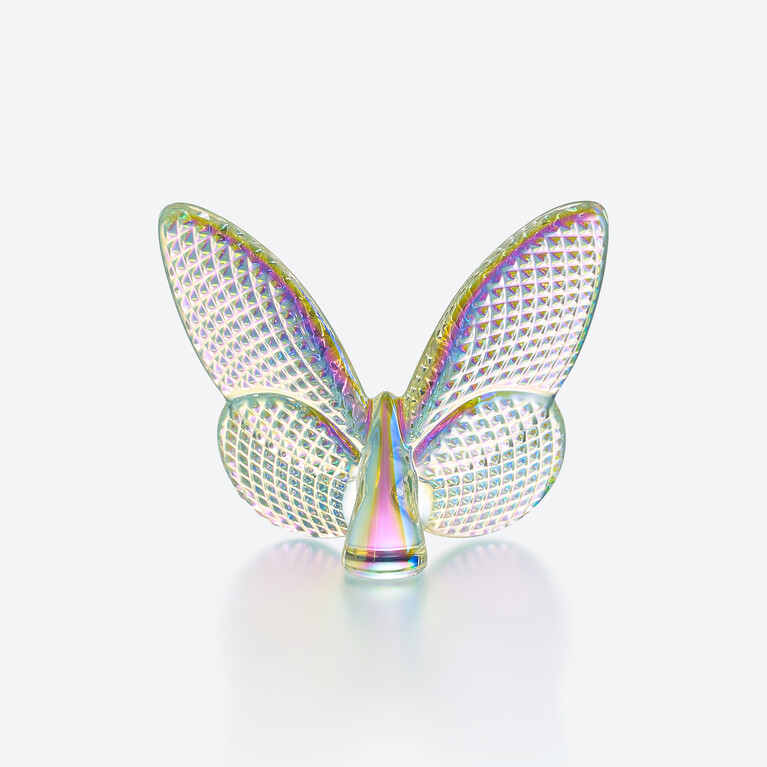 Lucky Butterfly Baccarat in Clear Crystal