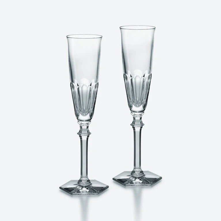 Flutes Harcourt Eve Baccarat, Flute da champagne in Cristallo Clear Vedere 1