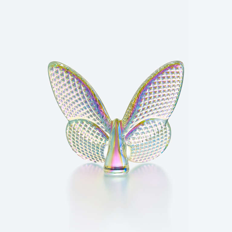 Lucky Butterfly Iridescent Clear
