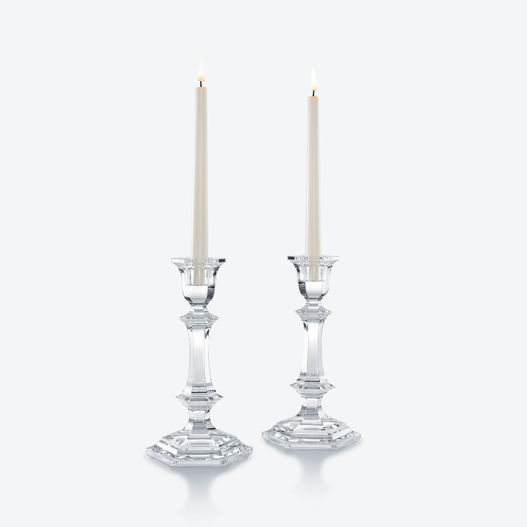 Harcourt Candlesticks Baccarat in Crystal Clear View 1