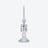 Zénith Candlestick Baccarat in Crystal Clear