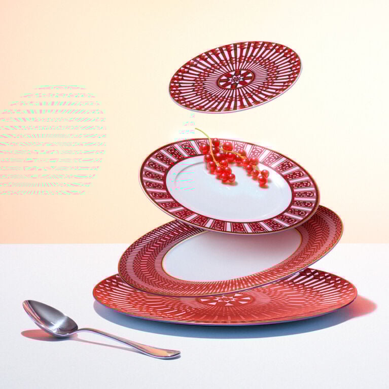 Arcadia Red Plate