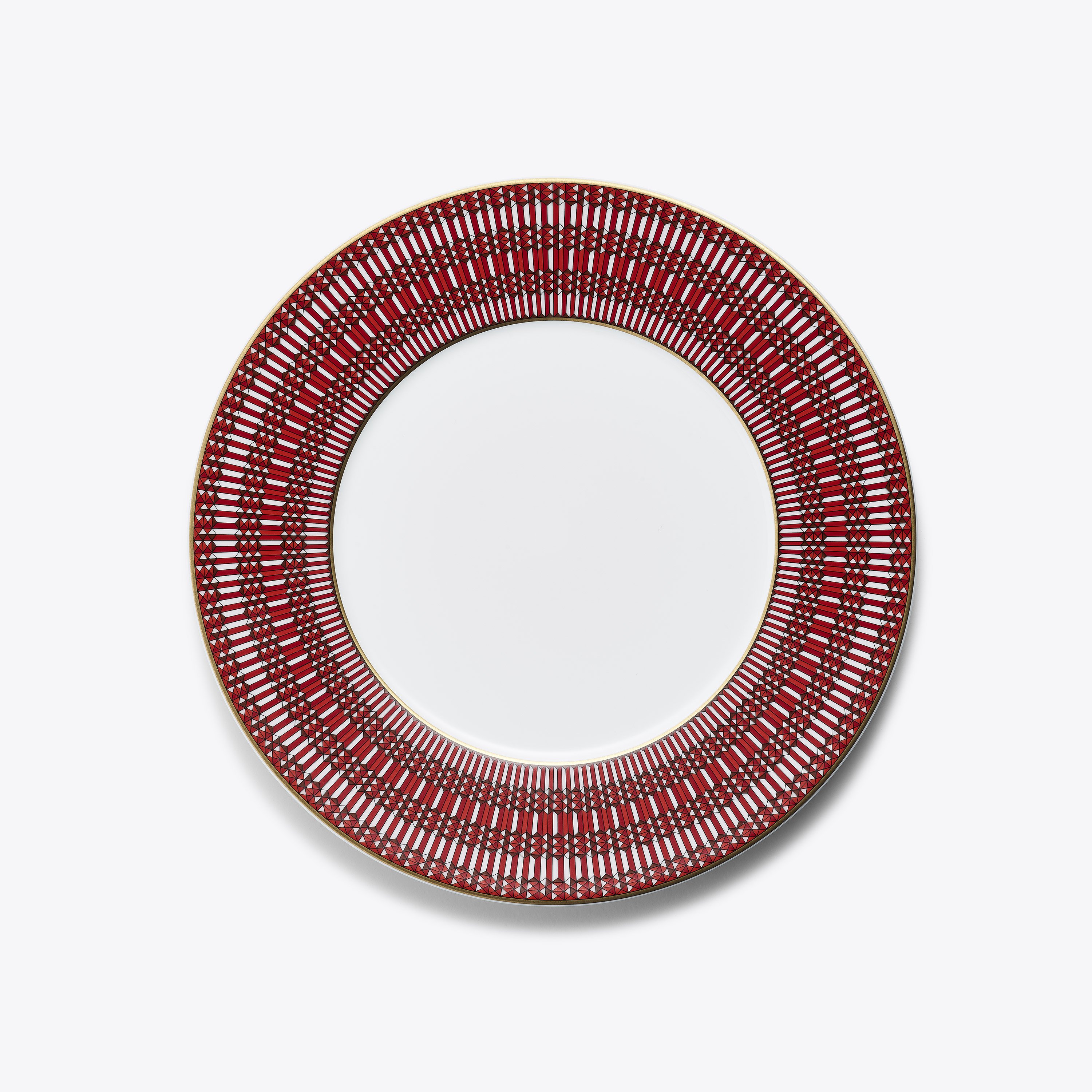 아르카디아 디너 플레이트(Arcadia Dinner Plates, Set of 2) Baccarat, 레드 도자기로 만든