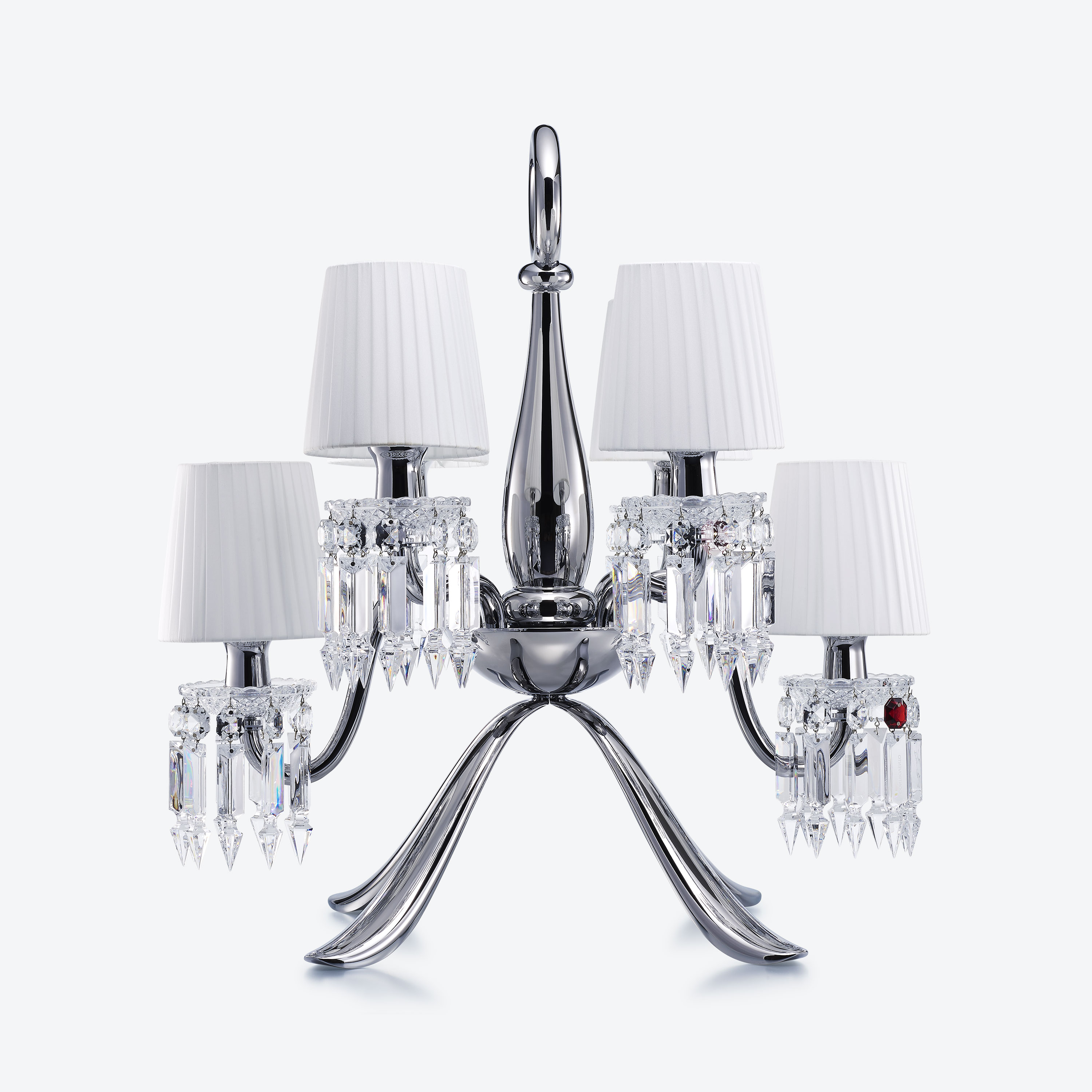 Z&eacute;nith Nomade Chandelier (06L) Baccarat in Crystal Silver