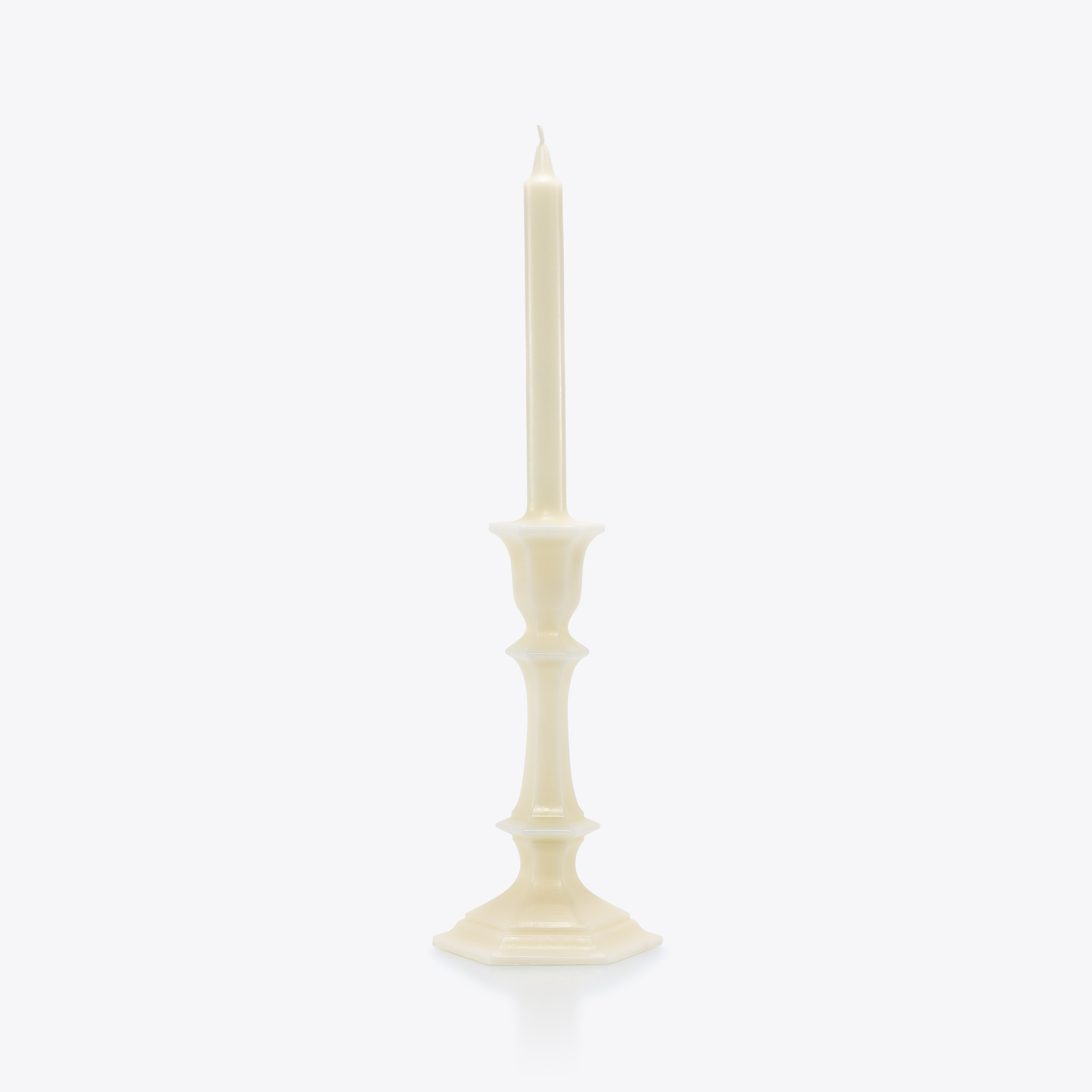 Harcourt Candlestick Candle Ivory Baccarat