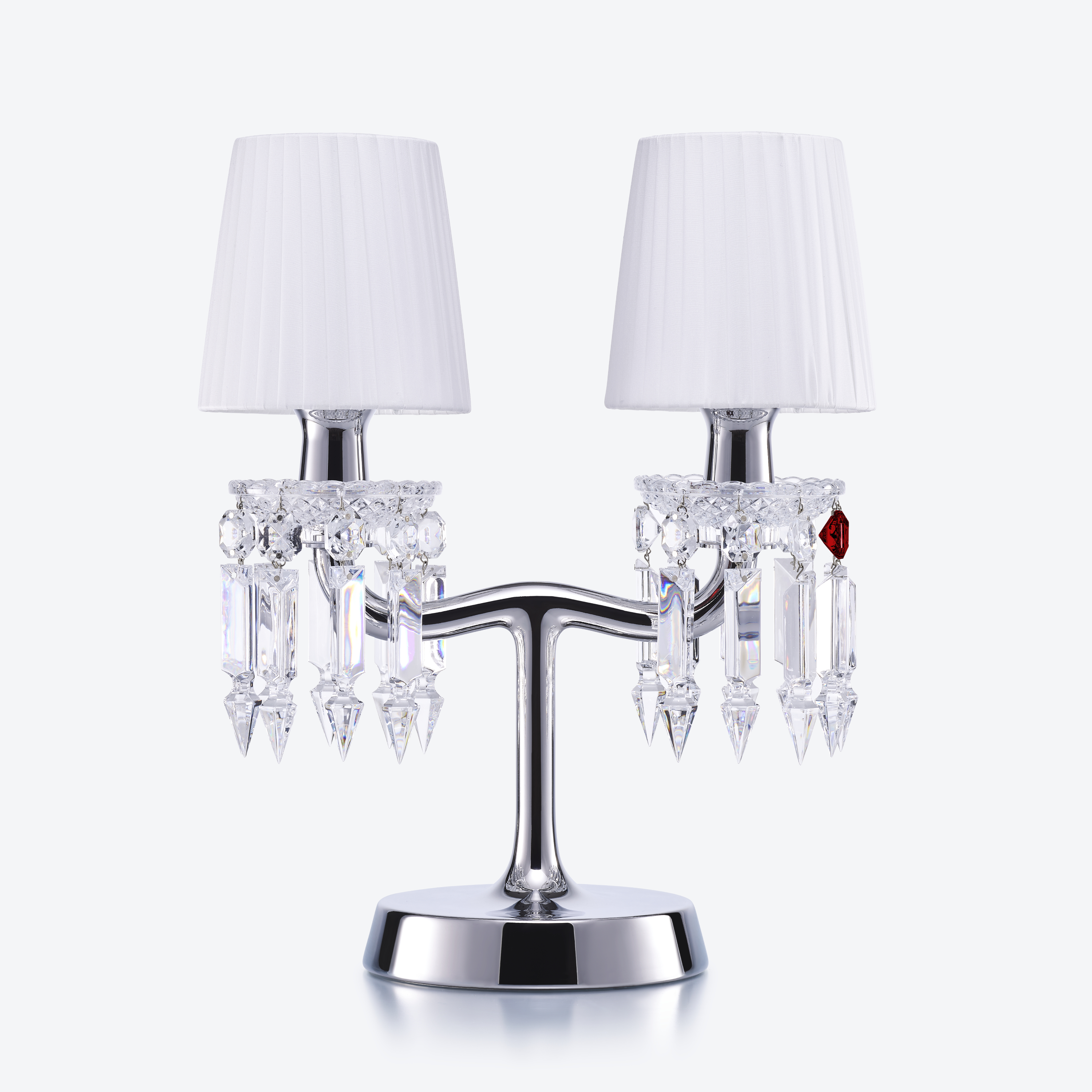 Z&eacute;nith Nomade Lamp (02L) Baccarat in Crystal Silver
